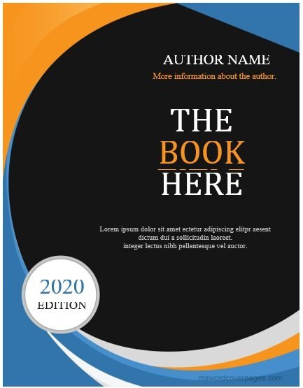 free cover page template 1