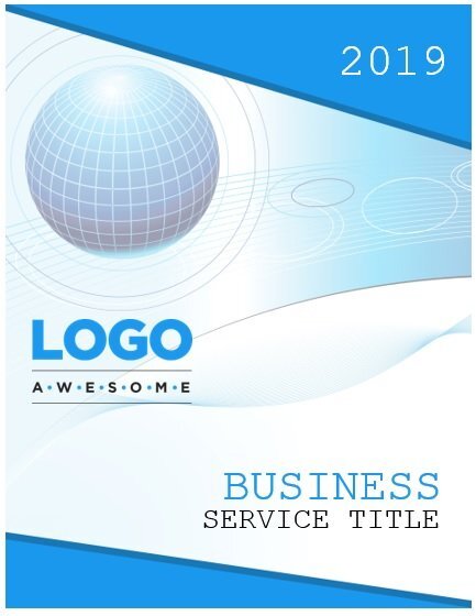 free cover page template 5