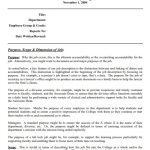 job description template and instructions form