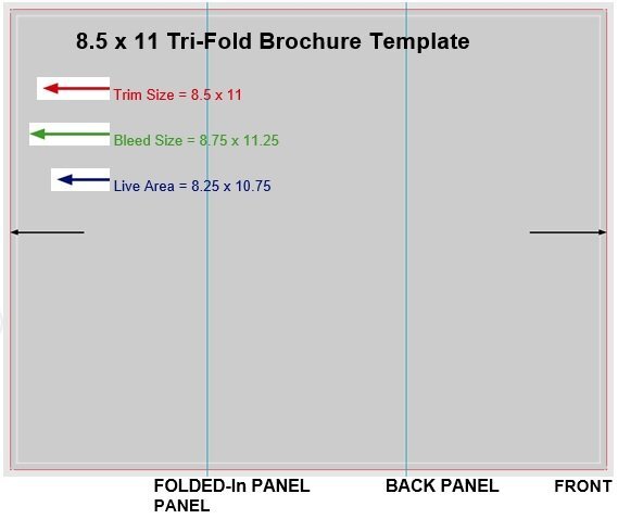 8 5 x 11 tri fold brochure template
