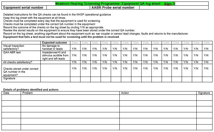 free log sheet template