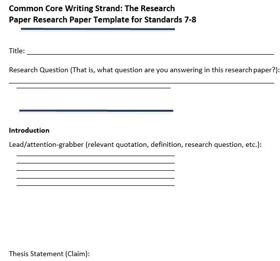 free mla format template