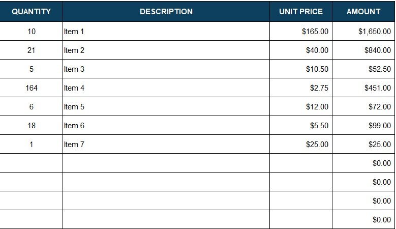 construction proposal template excel