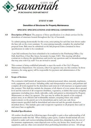 demolition of structures for property maintenance pdf