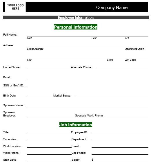 staff profile template