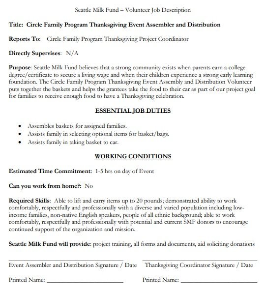 family program thanksgiving event template