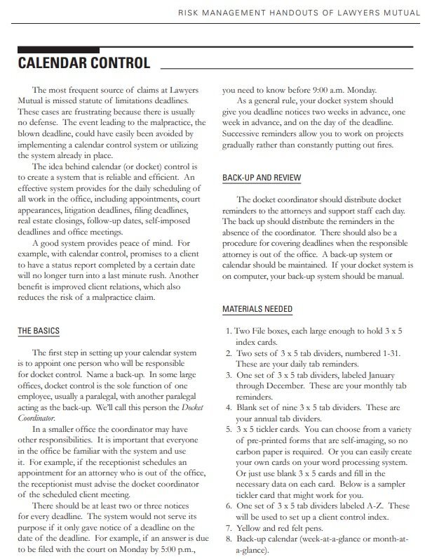 law office procedures manual template