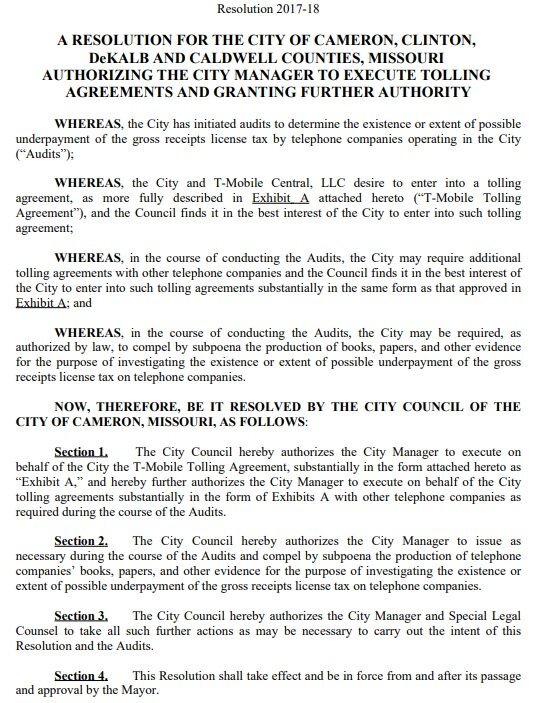 resolution tolling agreement template