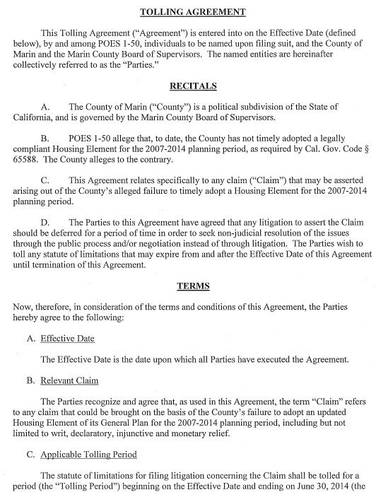 tolling agreement template